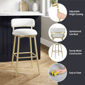 HH2 Home Jaxon Metal & Upholstered Swivel Adjustable Height Stool - image 10