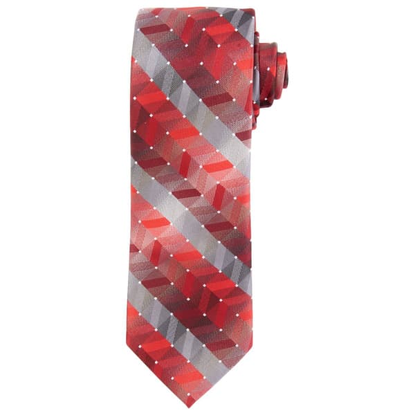 Mens Van Heusen Dot & Geometric XL Tie - image 