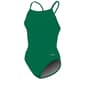 Womens Dolfin(R) Team Solid V2 Back One Piece Swimsuit - Green - image 1