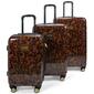 Badgley Mischka Tortoise 3 Piece Expandable Luggage Set - image 6