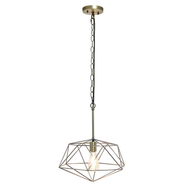 Lalia Home 1 Light 16in Modern Metal Wire Paragon Ceiling Pendant - image 