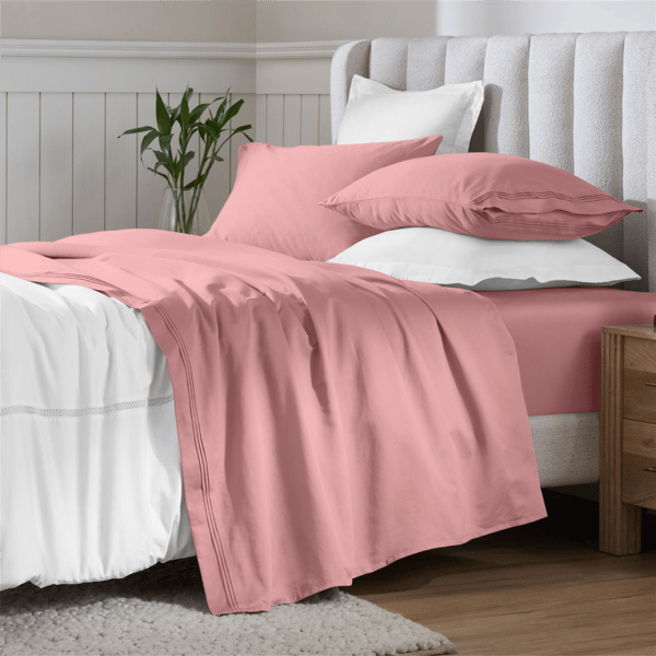 Superior 650 Thread Count Solid Deep Pocket Sheet Set - image 