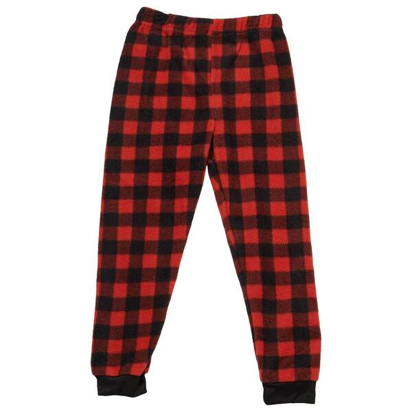 Boys &#40;4-7&#41; Tuff Guys Buffalo Check Pajama Pants - Red - image 