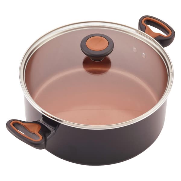 Farberware&#174; 12pc. Glide&#8482; Copper Ceramic Nonstick Cookware Set