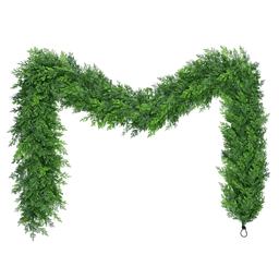 Puleo International 9ft. Soft Artificial PE Spruce Garland