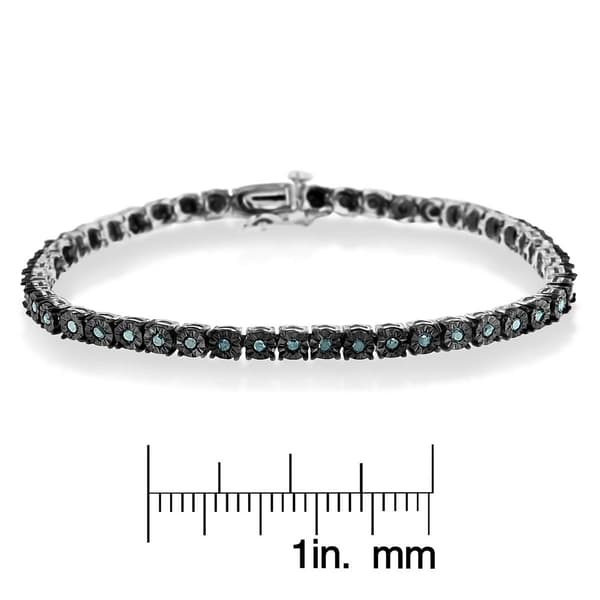 Diamond Classics&#8482; Color Treated Miracle Tennis Bracelet
