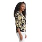 Womens Jones New York 3/4 Sleeve Keyhole Neck Floral Blouse - image 3