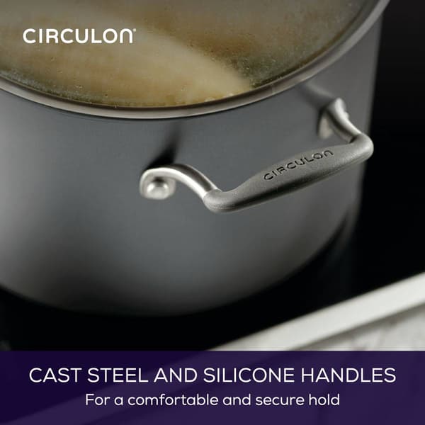 Circulon A1 Series Nonstick 8qt. Induction Stock Pot w/Lid