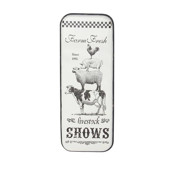9th & Pike® Oversized Vintage Inspired Livestock Animal Sign