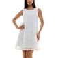 Womens Nina Leonard Sleeveless Floral Embroidered Shift Dress - image 1