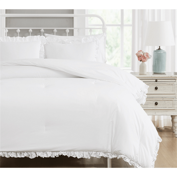 The Farmhouse by Rachel Ashwell Ruffled Cotton 3pc. Comforter Set