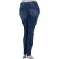 Plus Size Royalty WBB Cross Hatch Skinny Jeans - image 2