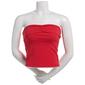 Juniors Madden Girl Ribbed Fold Over Ruch Tube Top - image 1
