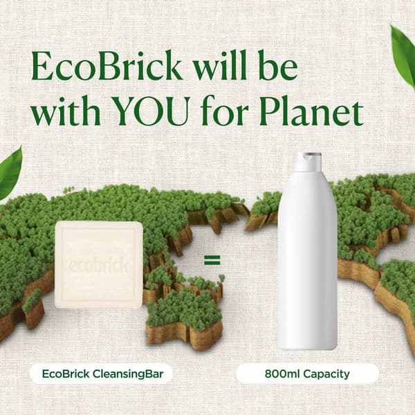 EcoBrick Mild Acidic Cleansing Care Solid Bar