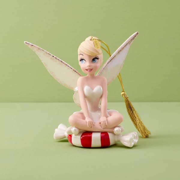 Lenox&#40;R&#41; Tinkerbell On Peppermint Ornament