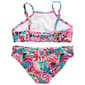 Girls (7-16) Raisins Halter Electric Flamingo Swim Set - image 2