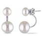 Gemstone Classics(tm) Pearl Earrings with Jackets - image 1