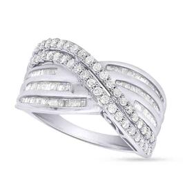 Endless Affection&#8482; Round & Baguette 3/4ctw. Diamond Ring