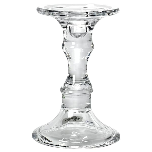 Mikasa(R) 7in. Glass Candle Holder - Clear - image 