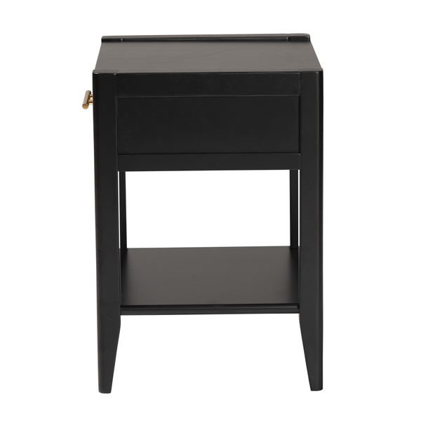 Baxton Studio Primrose Mid-Century Wood 1-Drawer Nightstand