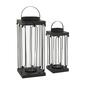 9th & Pike&#174; Black Metal Candle Holder Lanterns - Set of 2 - image 3