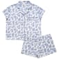 Womens Laura Ashley(R) Short Sleeve Toile Boxer Pajamas Set - image 1