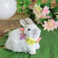Northlight Seasonal Sisal Piglet with Floral Lei Spring Figurine - image 3