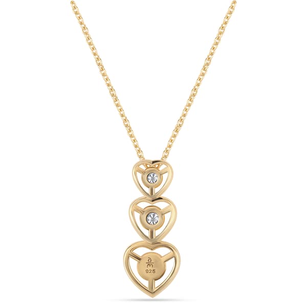 Nova Star® 1/10ctw. Lab Grown Diamond Three Heart Pendant