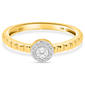 Nova Star® Yellow Gold 1/5ctw. Lab-Grown Diamond Promise Ring - image 2