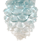 Northlight 4.75in. Icy Pine Cone Glass Christmas Ornament - image 3