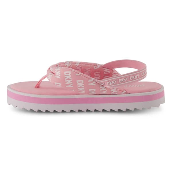 Big Girls DKNY Nia Logo Flip Flops