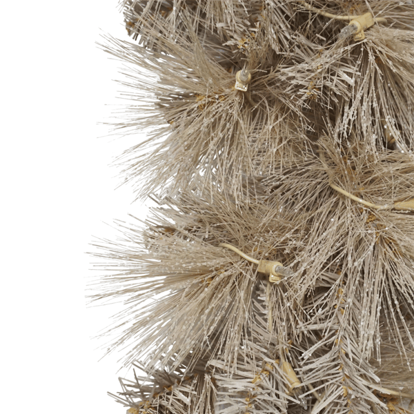 Puleo International 9ft. Pre-Lit Tan Garland