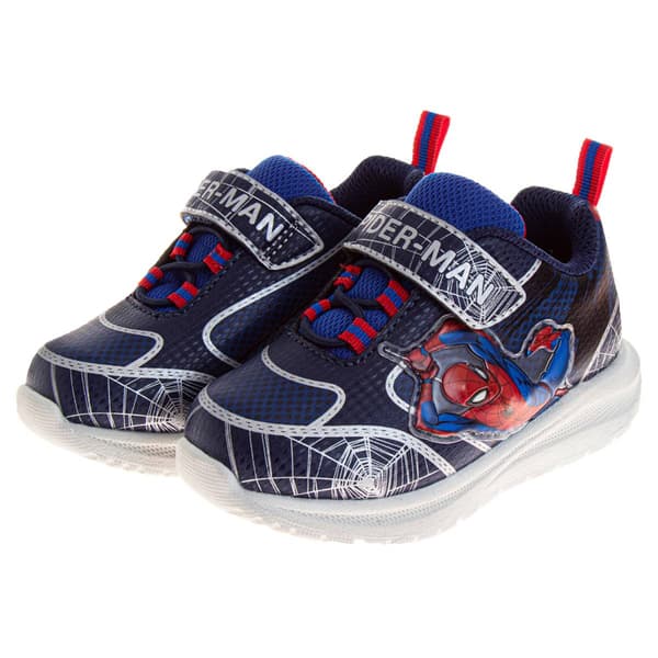 Little Boys Marvel Spider-Man Light-Up Athletic Sneakers