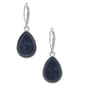 Nine West Silver-Tone & Denim Stone Teardrop Earrings - image 1