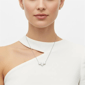 Saffron 4ctw. Moissanite Diamond Trio Pendant Necklace - image 4