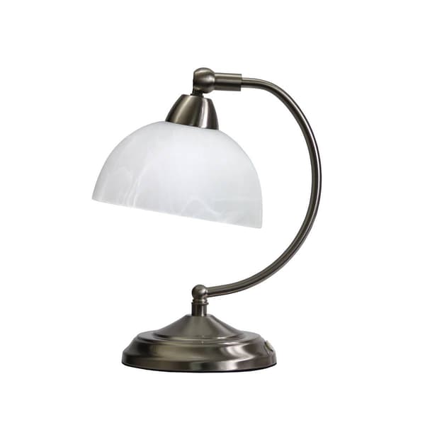 Elegant Designs Mini Modern Bankers Desk Lamp w/Touch Dimmer Base - image 