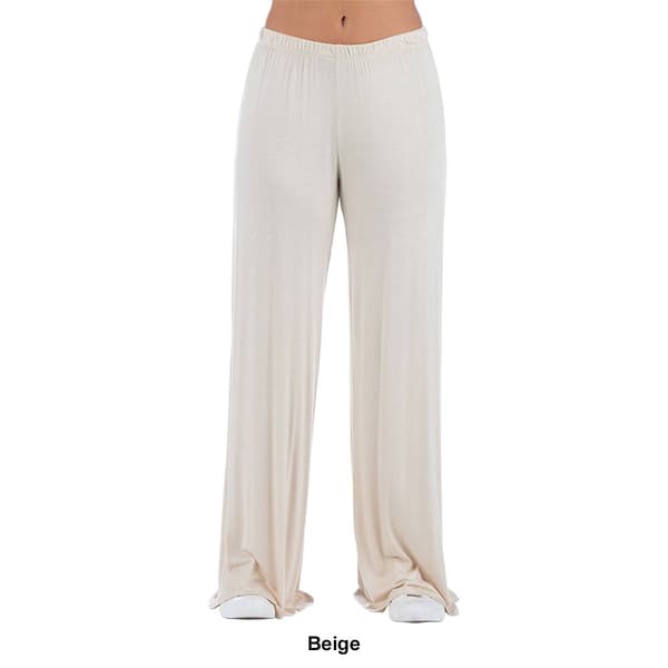 Womens 24/7 Comfort Apparel Solid Palazzo Pants