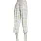 Petite Jessica Simpson Floral Citrus Lettuce Edge Pajama Capris - image 3