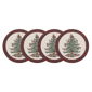 Spode® Christmas Tree Tartan Round Placemats - Set of 4 - image 2