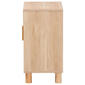 Baxton Studio Maclean Natural Brown Wood 1-Door Nightstand - image 4