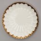 Bombay Gold Rim Scallop Dinner Plate - image 1