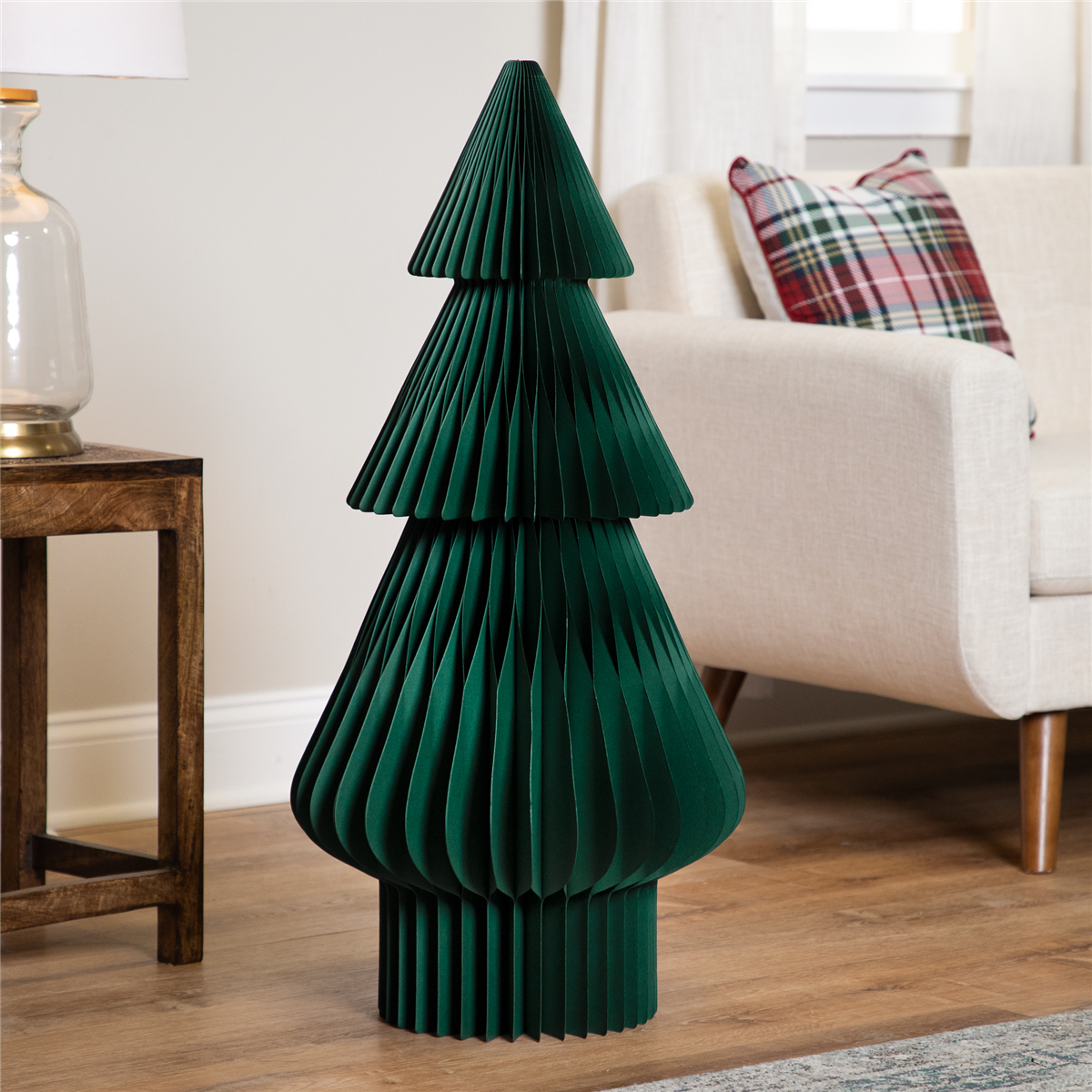 Northlight 3ft. Accordion Honeycomb Foldable Paper Christmas Tree