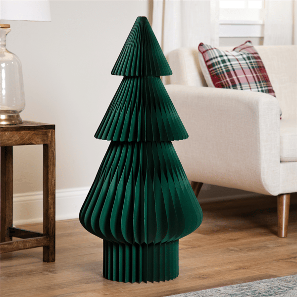 Northlight 3ft. Accordion Honeycomb Foldable Paper Christmas Tree