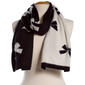 Womens Karl Lagerfeld Fuzzy Scarf with Bows - image 1