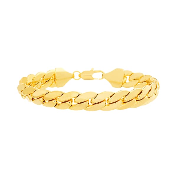 Mens Creed Miami Cuban 9mm 9in. Chain Bracelet - image 