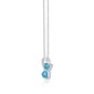 Sterling Silver London Blue Topaz Heart Pendant - image 2