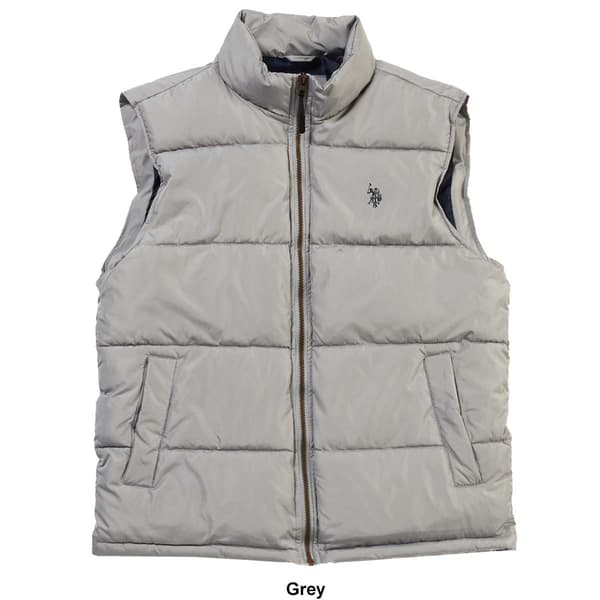 Mens U.S. Polo Assn.&#174; Solid Signature Puffer Vest