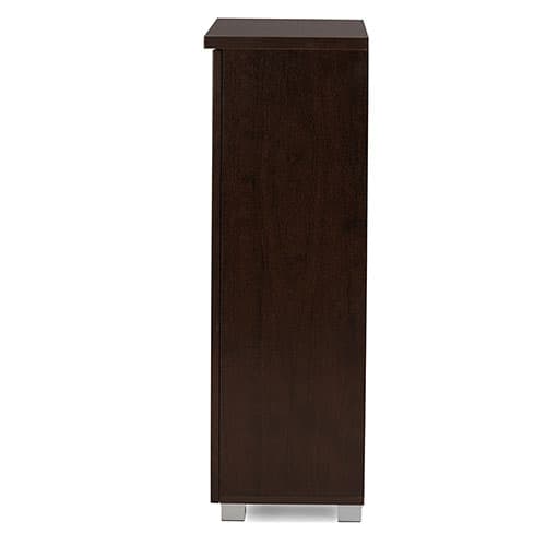 Baxton Studio Adalwin 2 Door Shoe Storage Cabinet