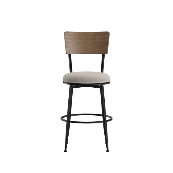 HH2 Home Creason Commercial Grade Bar Height Swivel Stool