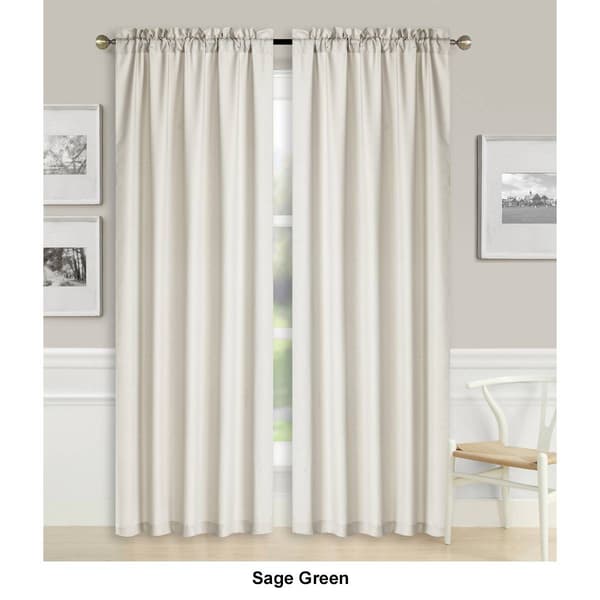 Jacquard Rod Pocket Curtain Panel